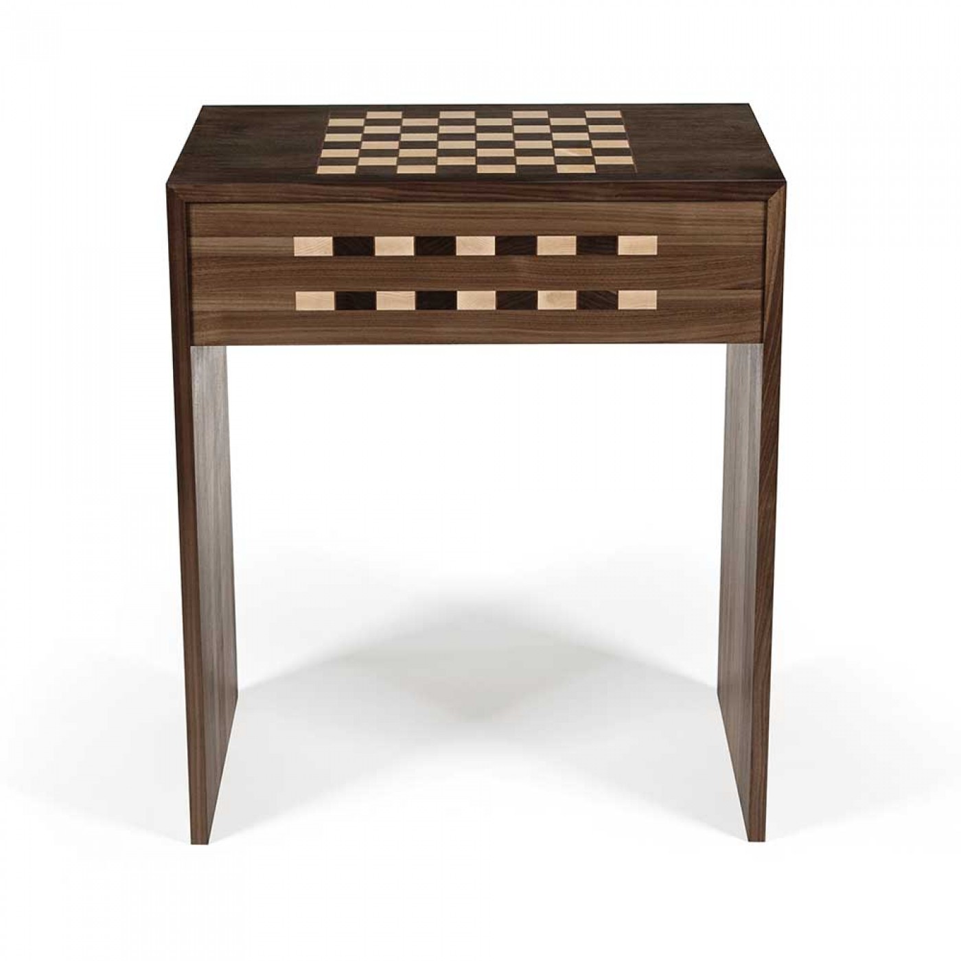 'Winston' (Krailler Collection) | Solid walnut & maple chess table
